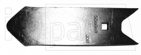 Punta vomere 506065  80x15