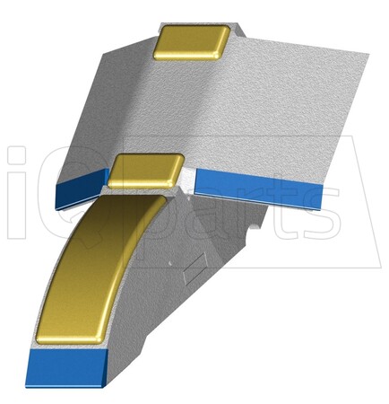 Grubberschar 87460074DH ECOLOTIGER , DIAMANT/HARDFACE