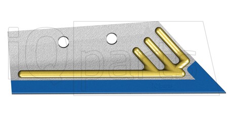 Лемех предплужникa 631108VDH 12MM RH ; DIAMANT/HARDFACE