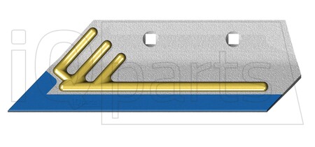 Лемех предплужникa 3363711VDH 12MM LH , S270 DIAMANT/HARDFACE